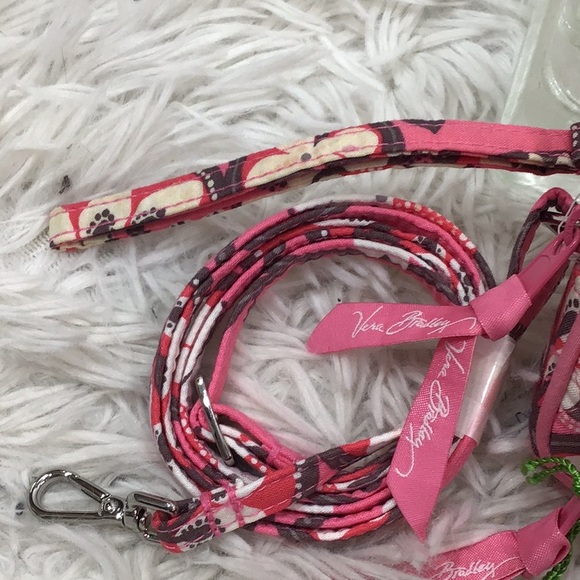 Vera Bradley On The Square quilted blush pink floral wristlet crossbody NWT - Picture 5 of 9